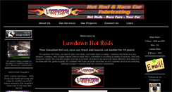 Desktop Screenshot of lowdownhotrods.com